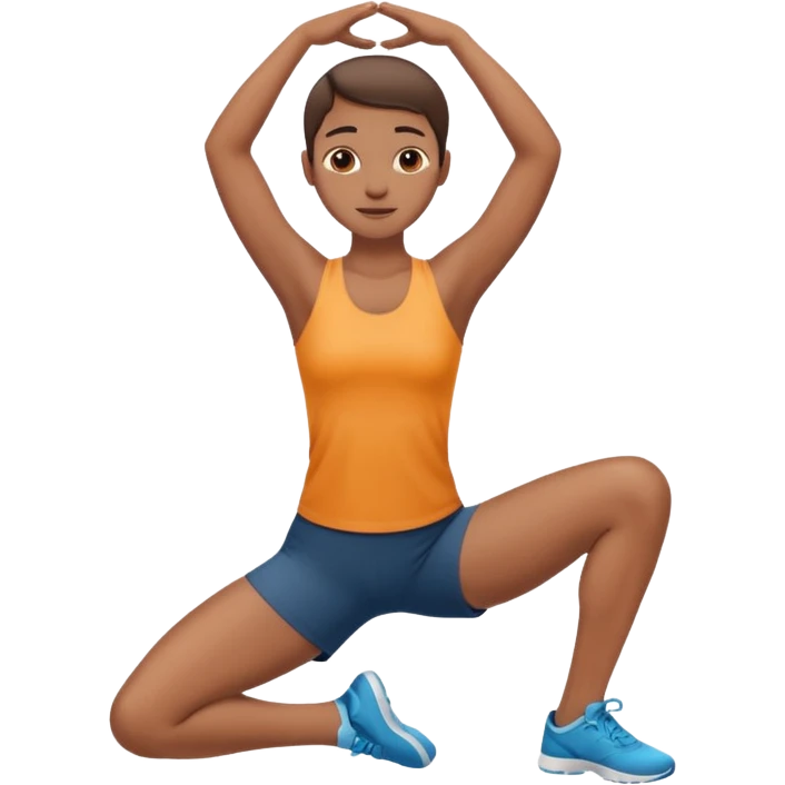stretching emoji