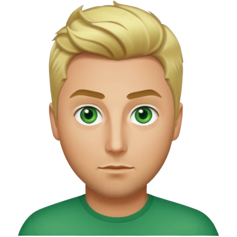 Lance Bass green eyes, blonde hair emoji