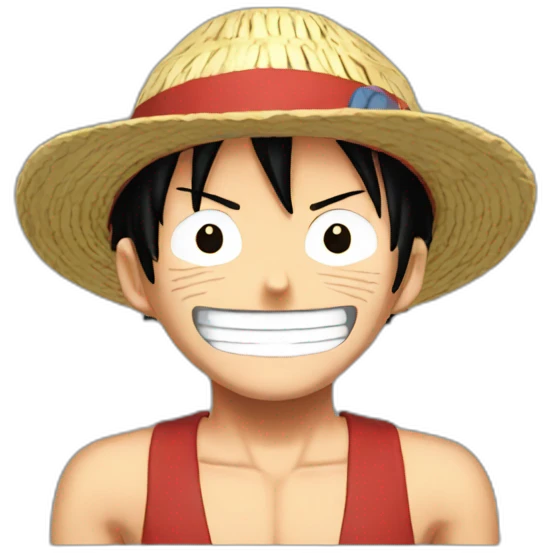 Luffy one piece emoji