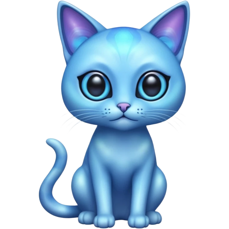 Alien cat full body  emoji