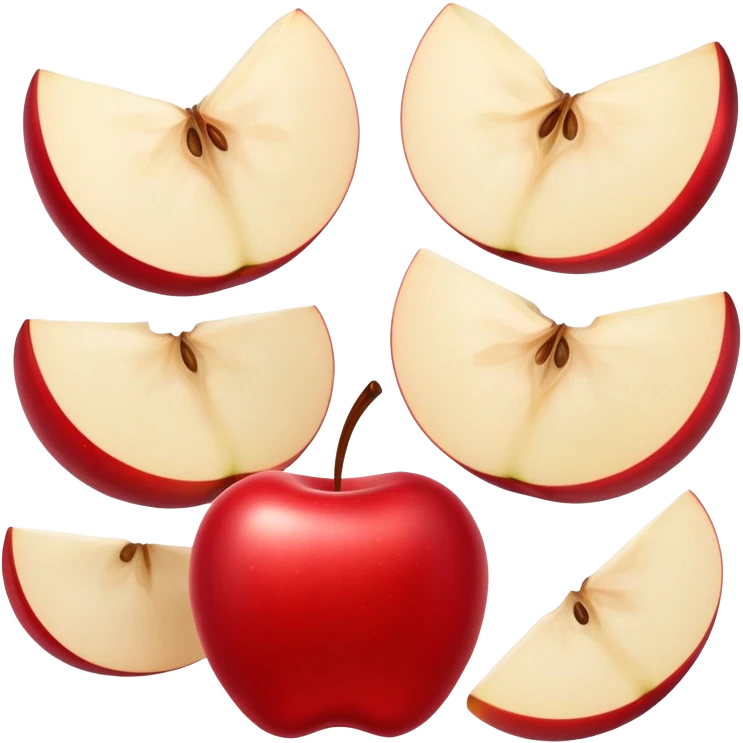 apple slices emoji