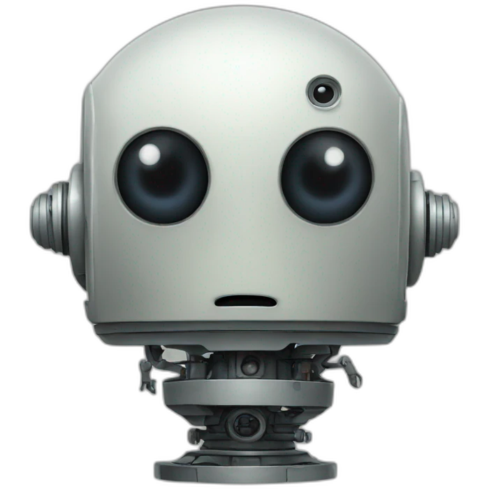 unsettling robot emoji