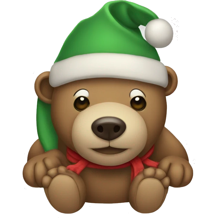 christmas bear  emoji