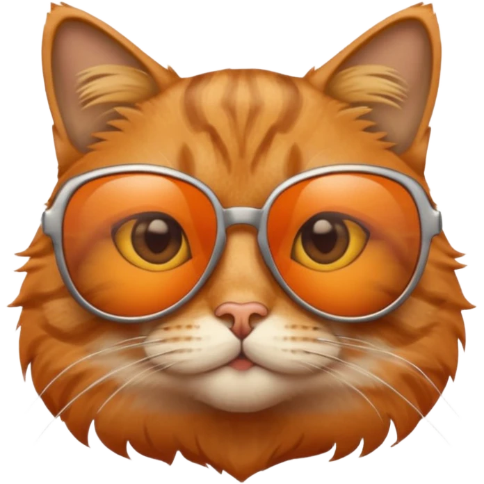 Cat wearing sunglasses emoji