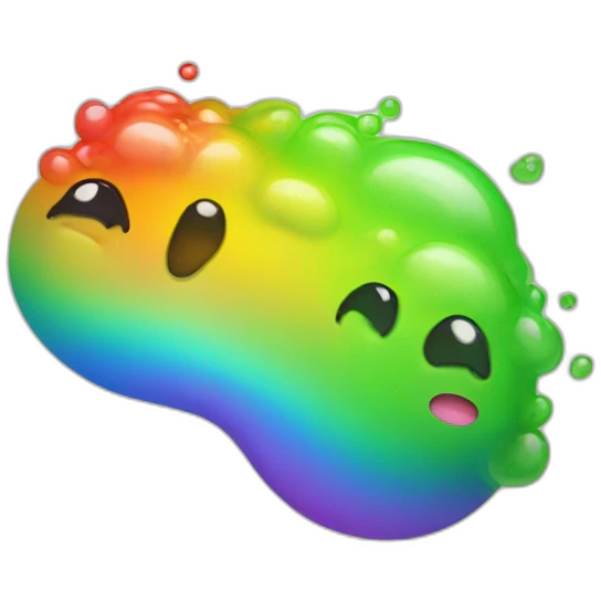 Puke rainbow emoji