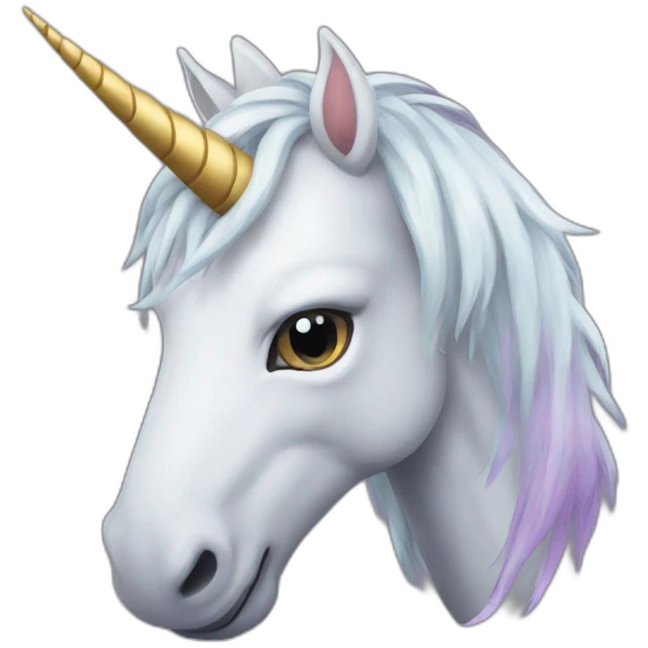 very ugly unicorn emoji