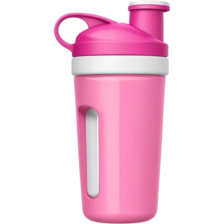 pink protein shaker bottle emoji
