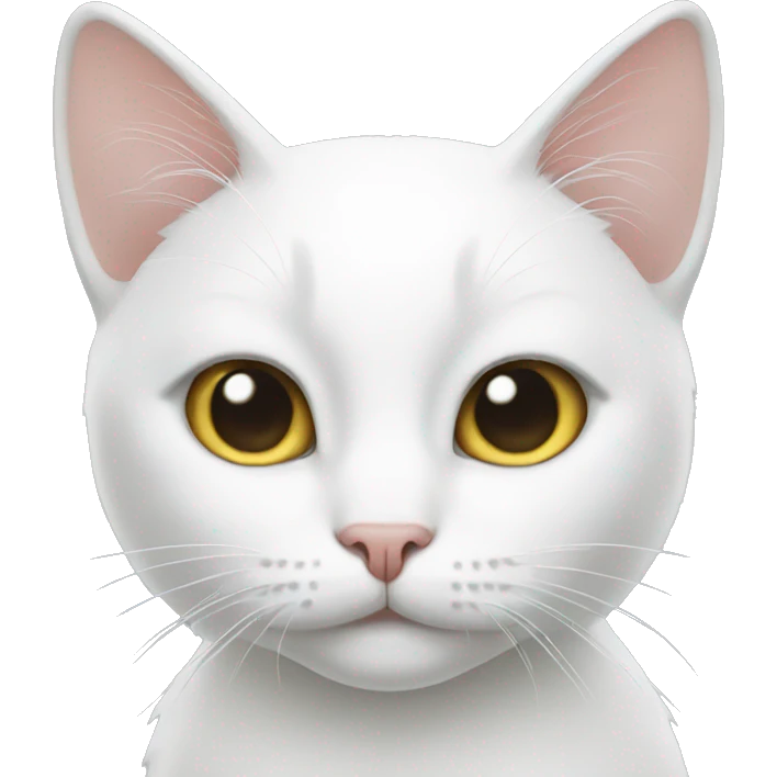 white cat emoji