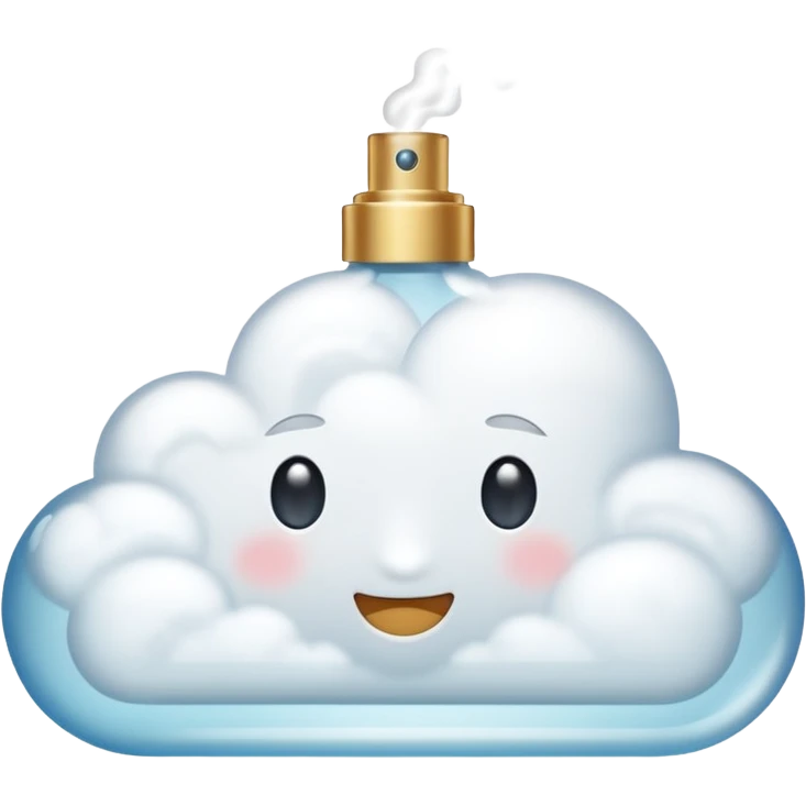 spraying perfume without hands  emoji