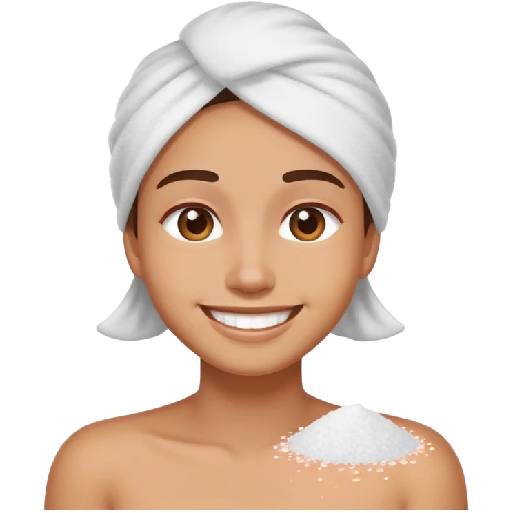 smile with salt in front emoji