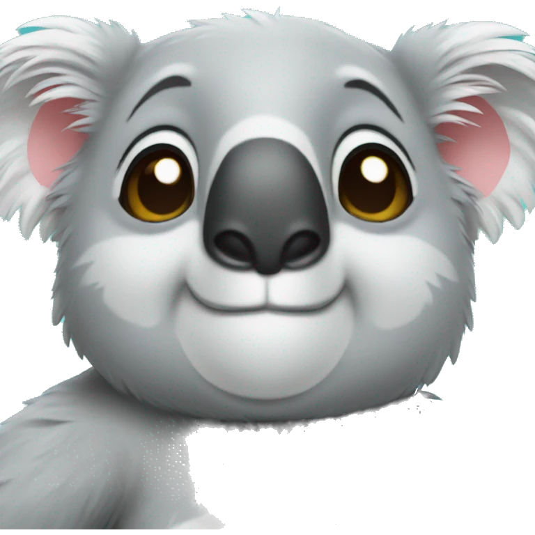 Happy koala emoji
