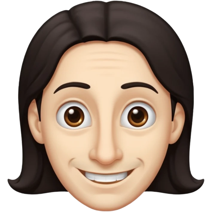 Créate a Jewish with a big nose and has a big sneaky smile emoji emoji