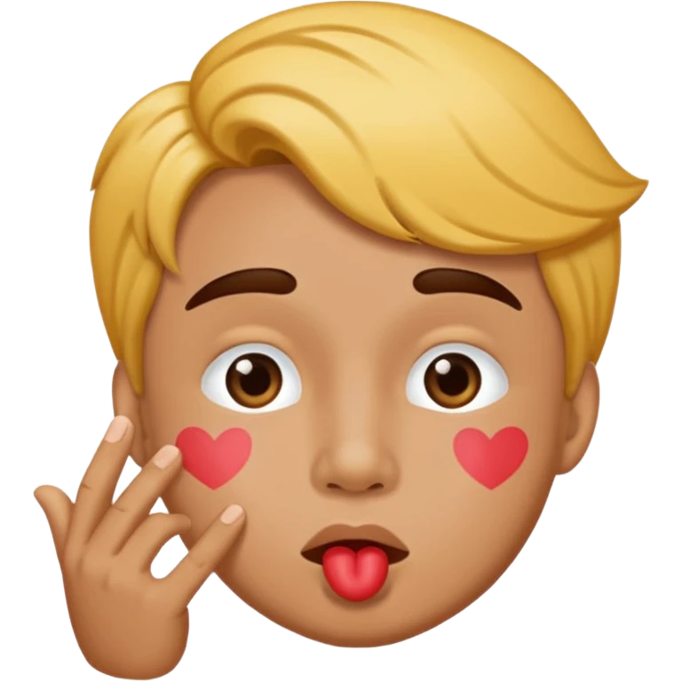 Air Willie blowing kiss emoji