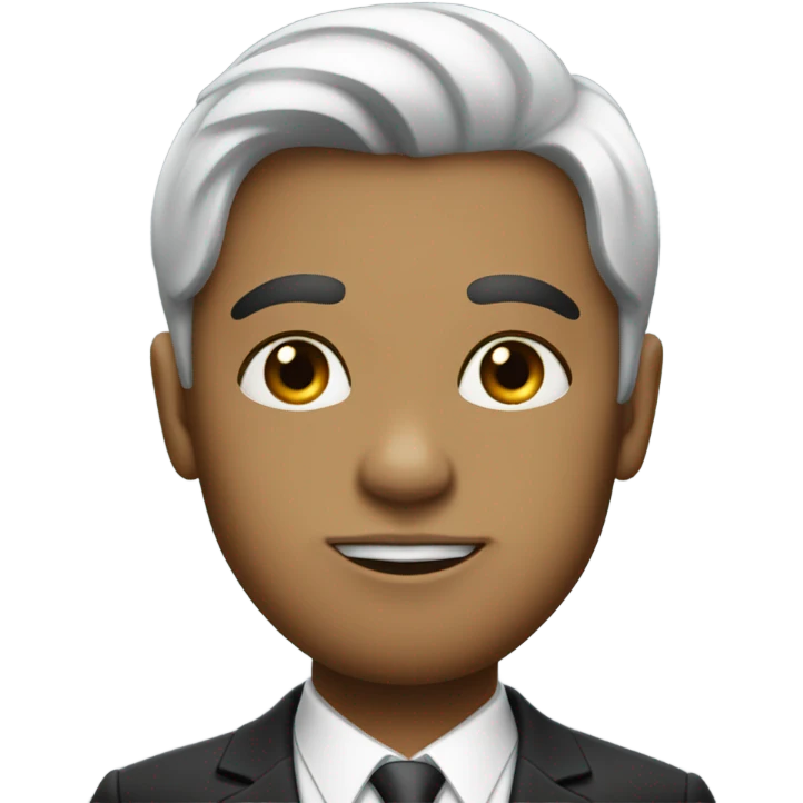 formally dressed meme creator white lips emoji