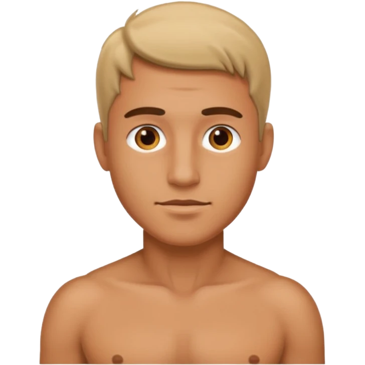 Tizio nudo emoji