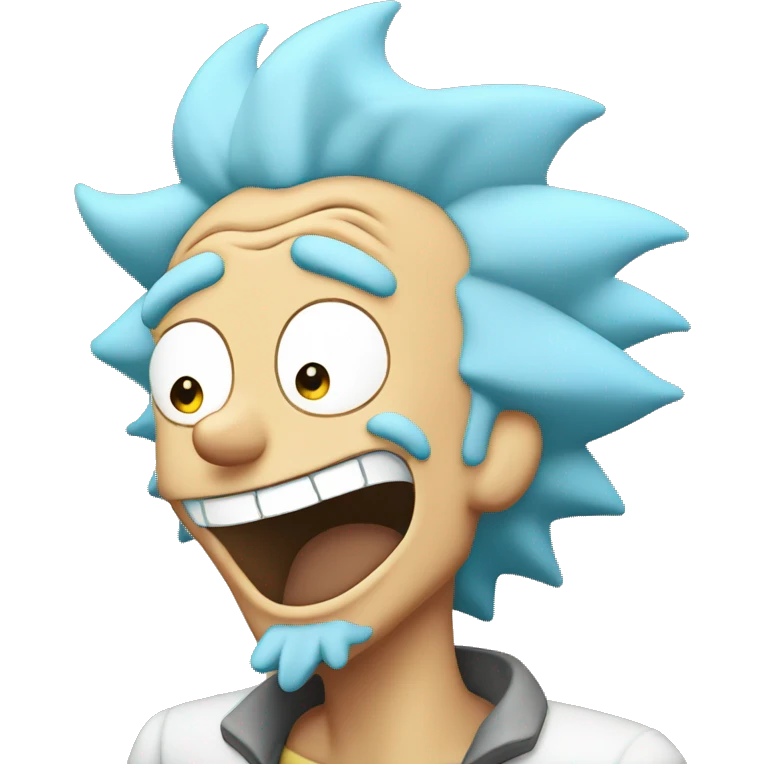 Rick sanchez laughing  emoji