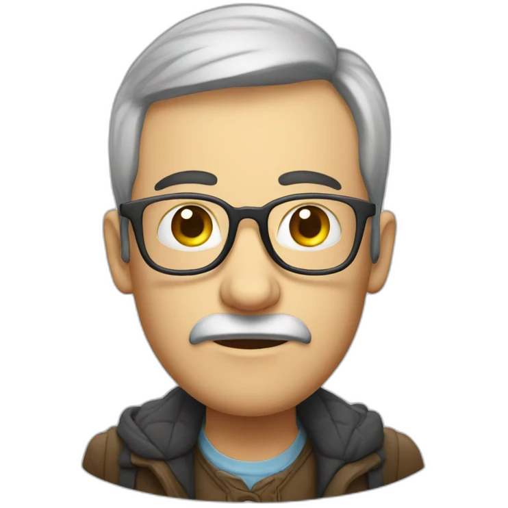Sick cold Bavarian nerd emoji