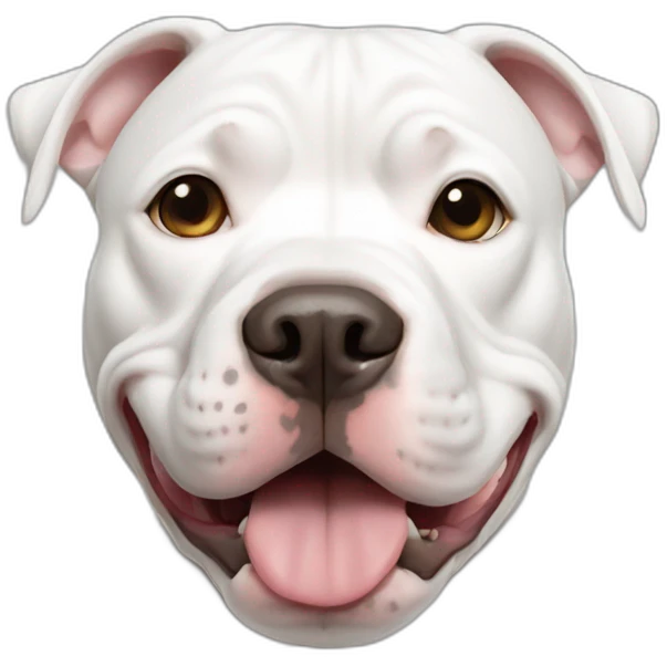 white pitbull emoji