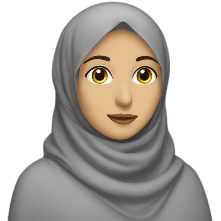 zemmour with a hijab emoji