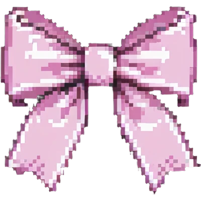pink bow emoji