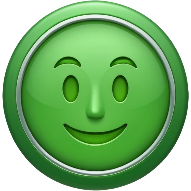 Cashapp emoji, a green dollar symbol with white background emoji