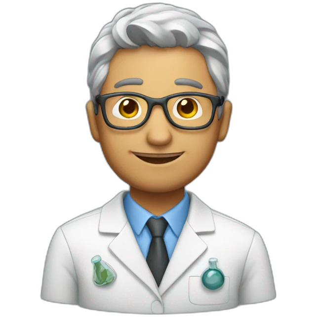 Biologist man emoji