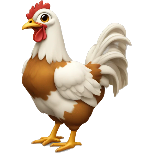 Chient a patte de poulet  emoji