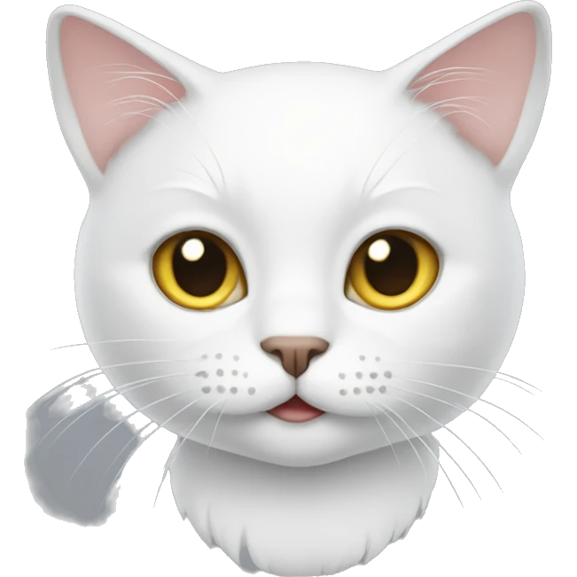 White cat emoji  emoji