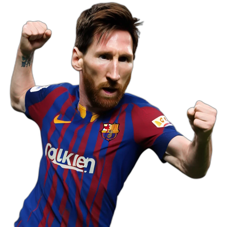 messi fight emoji