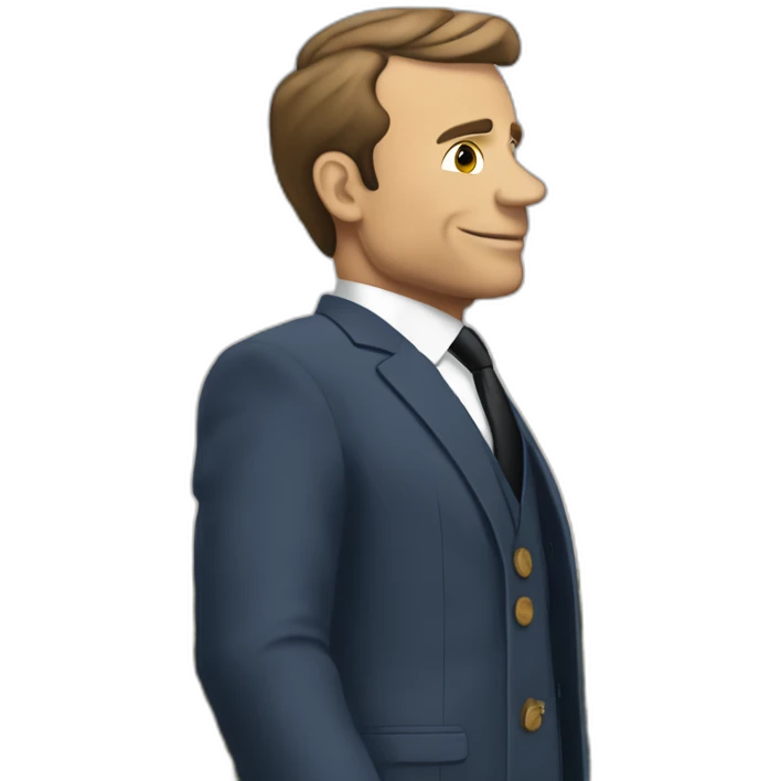 Macron sur la Tour Eiffel emoji