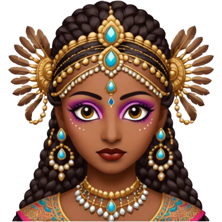 indian dancer face emoji