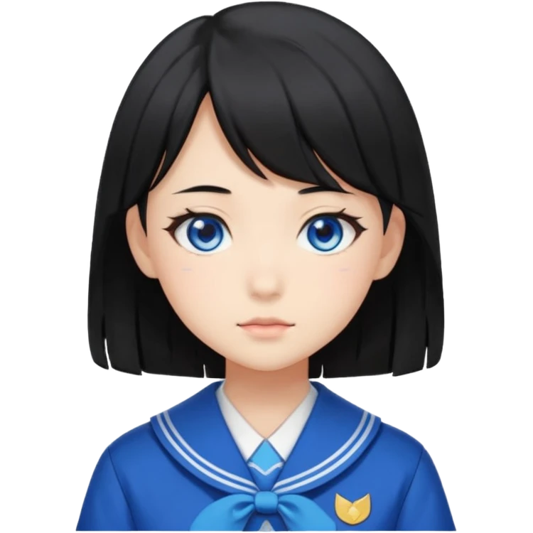 Anime girl named lili chan  with Seifuku emoji
