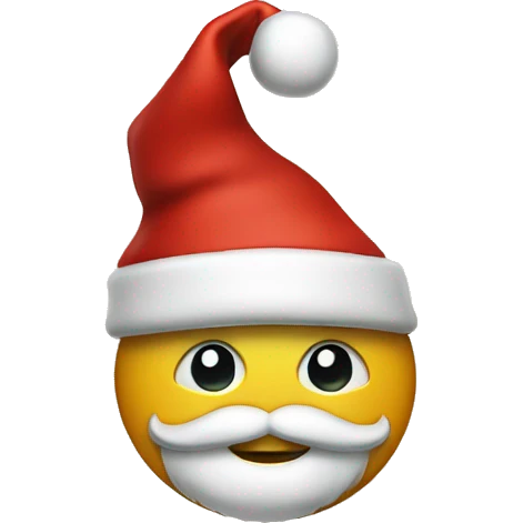Ping with santa hat emoji