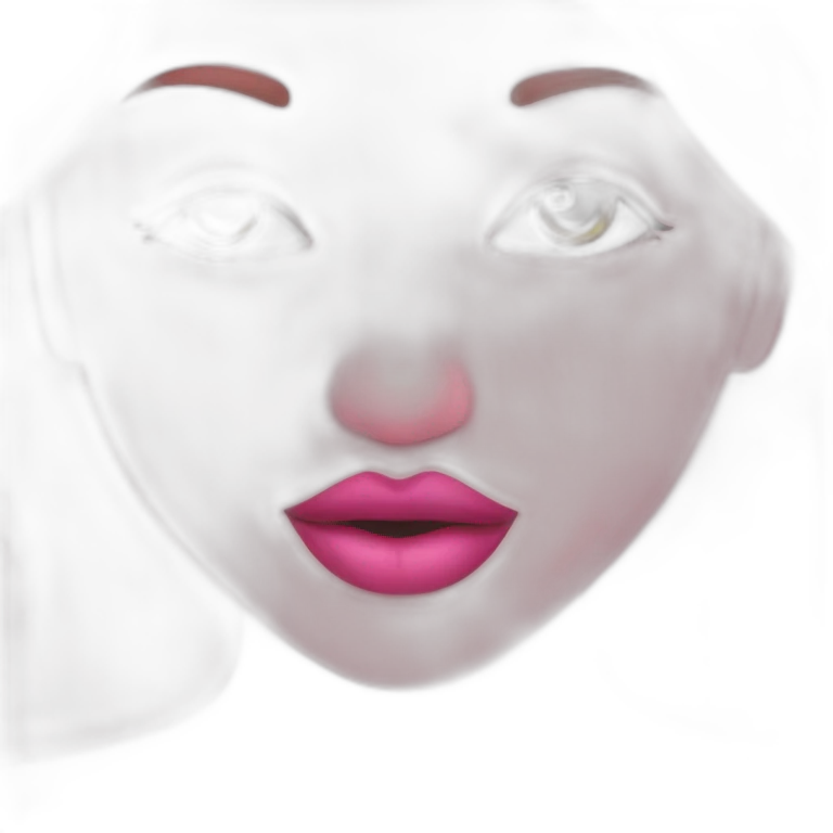 Beso rosa  emoji