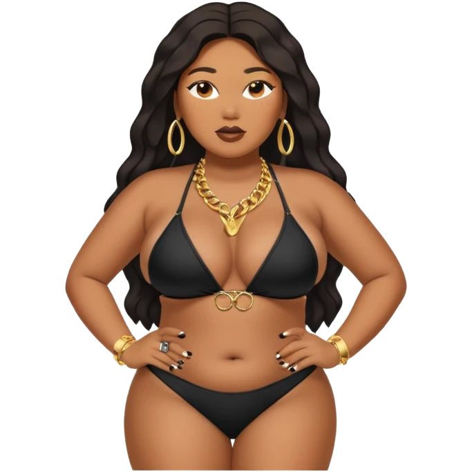 Iizzo in bikini ,big boobs emoji