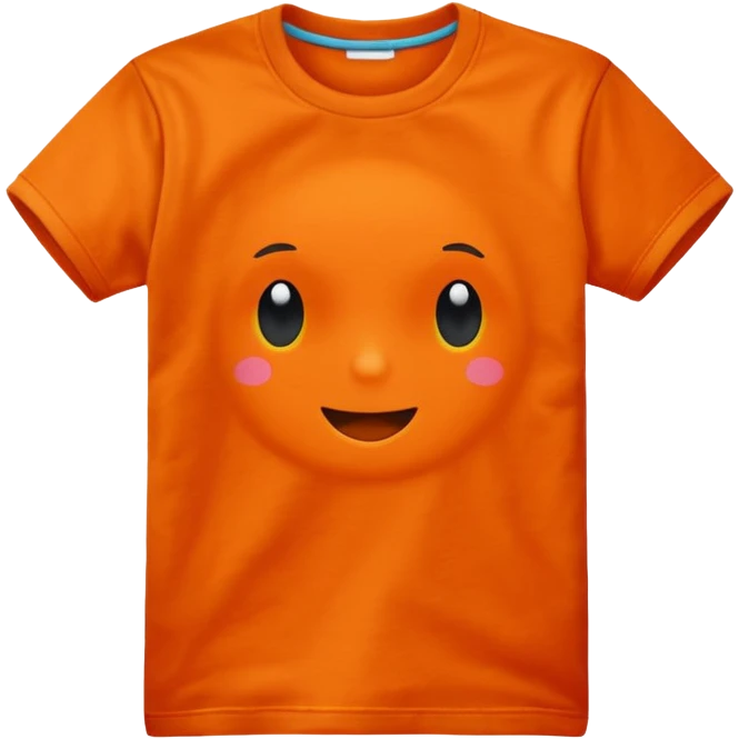 little orange t  emoji