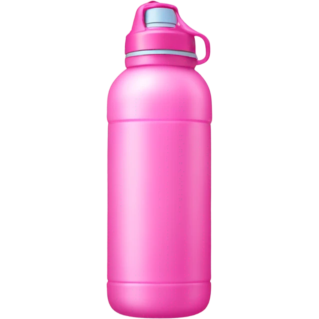 Pink waterbottle  emoji
