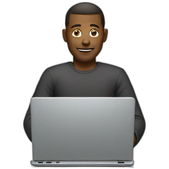 man with a laptop emoji