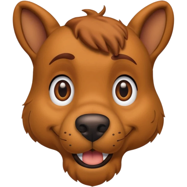 the face of the dog scooby doo emoji