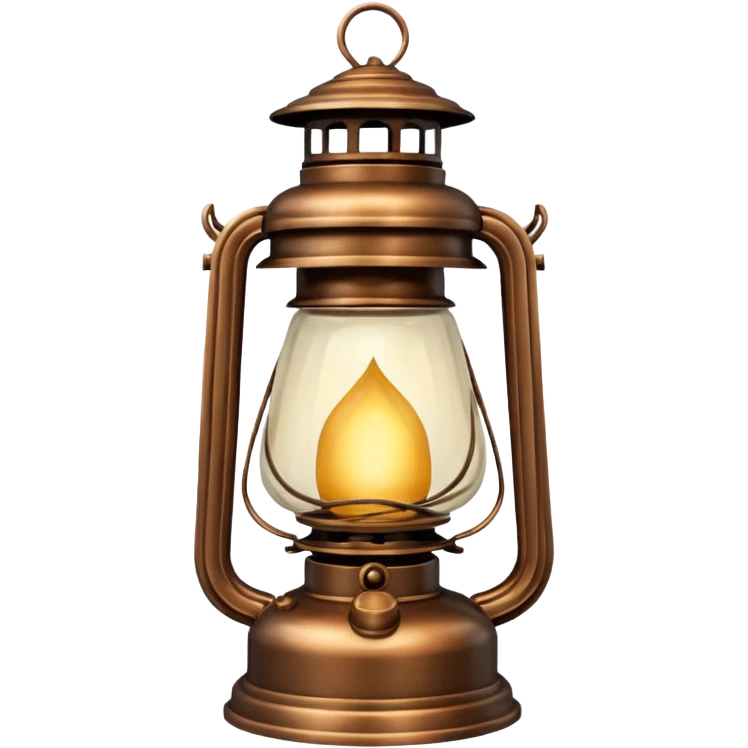 Isolated, rendering, hyperrealistic, vintage style Lantern, still life, 4k emoji