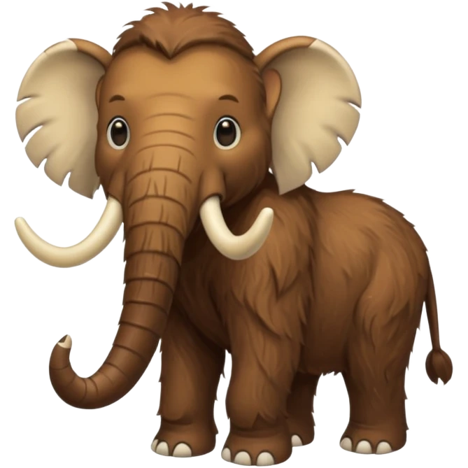 baby mammoth emoji