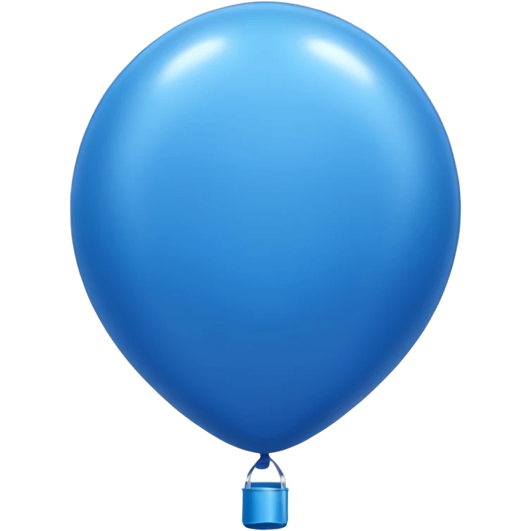 blue balloon long emoji