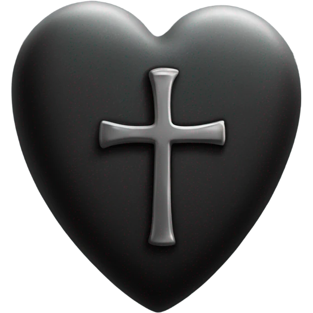 a black grave with the letters RIP on a silver heart emoji