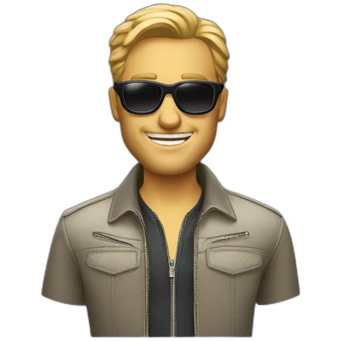 Bob sincar with viper sunglasses emoji