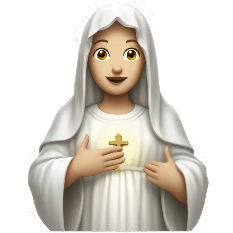 White Virgin Mary emoji