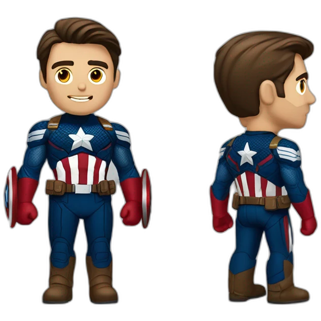 javier gerardo milei como capitan america emoji
