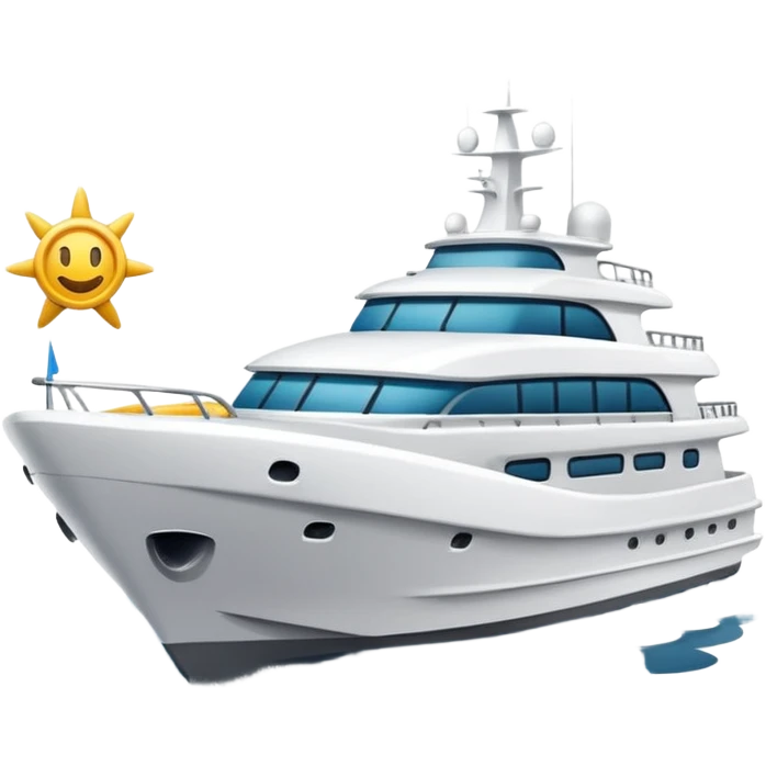 Un barco, osea, un yate. emoji