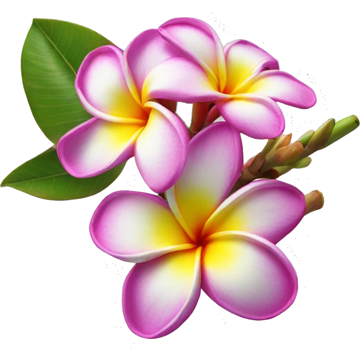 plumeria flower emoji