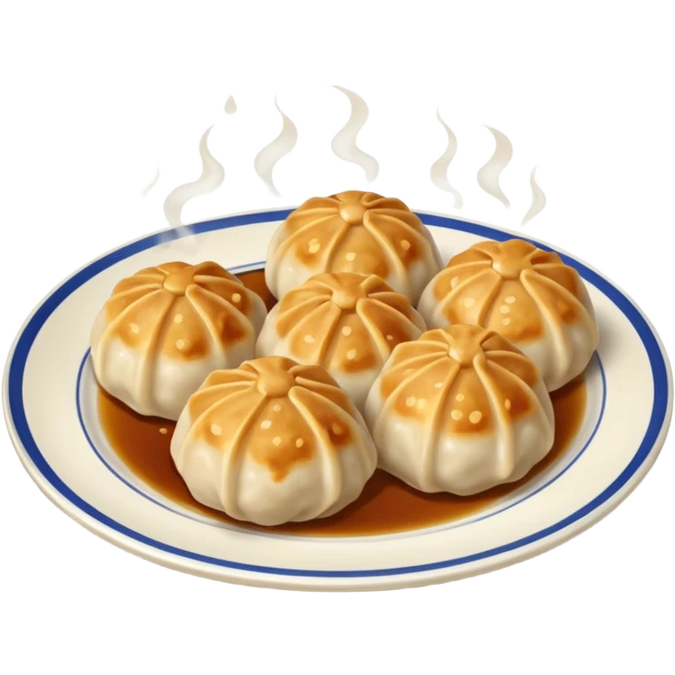 gyosa ball on plate emoji
