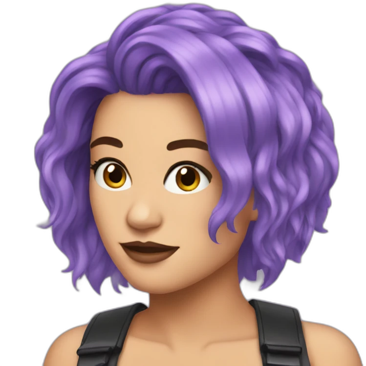 halsey with hair emoji